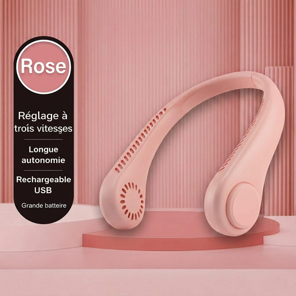 VENTILATEUR DE COU MODERNE DESIGN ÉPURÉ ET TECHNOLOGIE AVANCÉE 2026